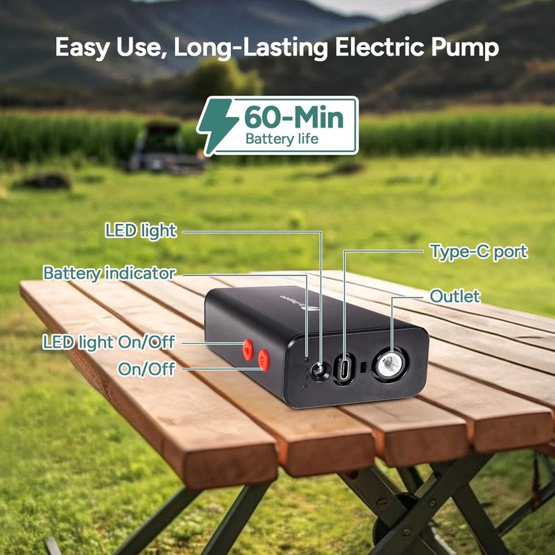 Dr. Prepare Portable Shower for Camping, 4/5 Gallons Camping Shower Bag, Portable Outdoor Shower with Pump for Hiking, Climbing, Pet Cleaning, Car Washing, Beach & Emergency - Image 2